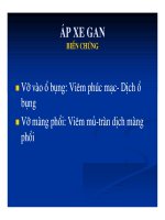 Chẩn đoán bằng hình ảnh : Siêu âm bụng part 3 ppt