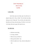 Giáo án chương trình mới: Lớp lá Một số côn trùng docx