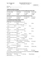 ENGLISH WRITTEN TEST - CODE:1202 potx