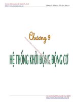 Nguyên lý kết cấu động cơ đốt trong - Chương 9 pot