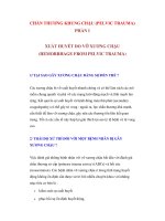 CHẤN THƯƠNG KHUNG CHẬU (PELVIC TRAUMA) PHẦN I pps