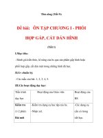 THỦ CÔNG LỚP 3: Đề bài: GẤP, CẮT, DÁN BÔNG HOA (Bài 3) potx
