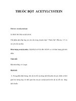 THUỐC BỘT ACETYLCYSTEIN docx