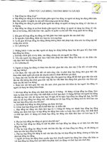 Câu hỏi thi công chức lĩnh vực thương binh xã hội thành phố hà nội