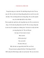 Kể chuyện bé nghe: CÁI ÁO CỦA THỎ CON ppsx