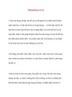 Trò chơi cho bé vào lớp 1: Phòng khám của bé docx