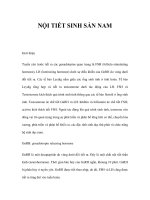 NỘI TIẾT SINH SẢN NAM doc