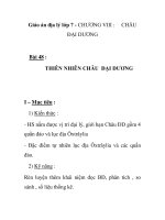 Giáo án địa lý lớp 7 - CHƯƠNG VIII : ĐẠI DƯƠNG CHÂU Bài 48 : THIÊN NHIÊN CHÂU ĐẠI DƯƠNG pdf