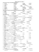 ĐỀ THI ANH VĂN VÒNG 2 doc