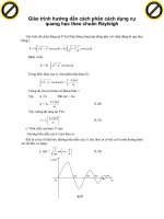 Giáo trình hướng dẫn cách phân cách dụng cụ quang học theo chuẩn Rayleigh phần 1 ppsx
