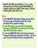 Điện tử học : Transistor trường ứng( FET) part 8 ppsx