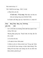 Giáo trình tin học 12 - Tiết 12 Cấu trúc bảng - (Tiết 3 /4 tiết) potx