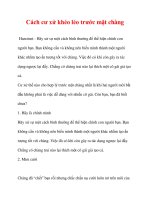 Cách cư xử khéo léo trước mặt chàng pps