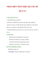 NHẬN BIẾT PHÂN BIỆT QUẢ ĐU ĐỦ QUẢ NA docx