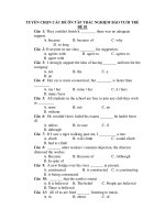 TUYỂN CHỌN CÁC ĐỀ ÔN TÂP TRẮC NGHIỆM BÁO TUỔI TRẺ - ĐỀ 01 ppt