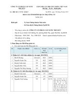 CÔNG TY cổ PHẦN cấp nước THỦ đức báo cáo tình hình quản trị công ty 2012