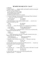 ĐỀ KIỂM TRA HỌC KỲ II – Test 13 doc