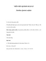 VIÊN NÉN QUININ SULFAT pps