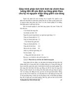 Giáo trình phân tích tình hình tài chính theo luồng tiền để xác định sự tăng giảm theo chu kỳ và nguyên nhân tăng giảm của dòng tiền p1 ppsx