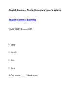 English Grammar Tests-Elementary Level''''s archiveEnglish Grammar Exercise pot