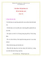 Giáo án chương trình mới: Lớp lá Đề tài: Hạt đậu xanh pptx