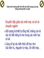 Giáo trình hướng dẫn tính kết cấu khối lượng của loại hàng phương tiện cơ giới phần 1 ppsx
