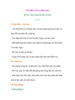 Giáo án chương trình mới: Lớp lá Đề tài: Mùa xuân bắt đầu từ đâu pot