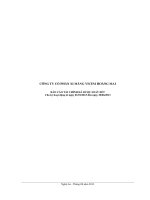 CÔNG TY cổ PHẦN XI MĂNG VICEM HOÀNG MAI báo cáo tài CHÍNH đã được soát xét cho kỳ hoạt động từ 01 tháng 01 đến ngày 30 tháng 06 năm 2013