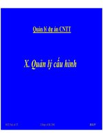 Bài giảng hệ điều hành : Phương pháp Quản lý Dự án CNTT part 9 pptx