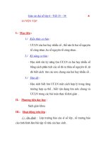 Giáo án đại số lớp 6 - Tiết 33 – 34 LUYỆN TẬP ppt