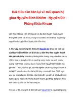 Đôi điều cần bàn lại về mối quan hệ giữa Nguyễn Bỉnh Khiêm - Nguyễn Dữ_4 docx