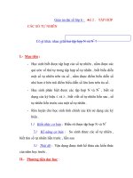 Giáo án đại số lớp 6 - TẬP HỢP CÁC SỐ TỰ NHIÊN pps