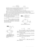 Kỹ thuật cao áp : Quá trình sóng điện trên đường dây tải điện part 2 pdf