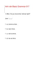 Anh văn Basic Grammar-017 pps