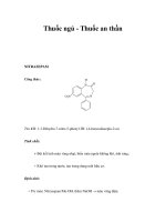 Thuốc ngủ - Thuốc an thần pot