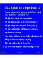 Bài giảng hệ điều hành : Phương pháp Quản lý Dự án CNTT part 7 pps