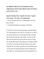 BÁO CÁO KHOA HỌC: 