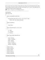 Giáo trình hướng dẫn xây dựng một trình tự xử lý các toán tử trong phép toán đại số có độ ưu tiên p8 docx
