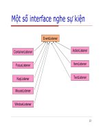 Lập trình Java cơ bản : Các thành phần GUI part 3 pptx