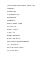 BÀI TRẮC NGHIỆM Y KHOA - ĐỀ SỐ 5 pot