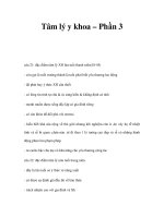 Tâm lý y khoa – Phần 3 potx