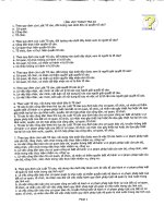 Câu hỏi thi công chức lĩnh vực thanh tra