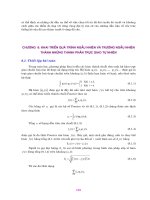 LÝ THUYẾT HÀM NGẪU NHIÊN TRONG KHÍ TƯỢNG THỦY VĂN - Chương 8 pps