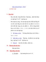 Giáo án đại số lớp 6 - Tiết 5 LUYỆN TẬP ppt