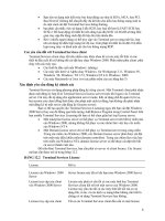 MCSE win 2000 server : Quản trị Terminal Services part 2 pdf