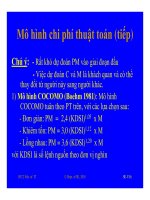 Bài giảng công nghệ phần mềm : Các chủ đề khác trong SE part 2 pptx