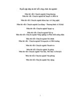 Tuyển tập đáp án thi viết công chức đa ngành