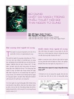 CHẤT CO MẠCH TRONG PHẪU THUẬT NỘI SOI THAI NGOÀI TỬ CUNG pptx