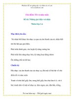 Giáo án chương trình mới: Lớp lá Đề tài: Những giai điệu vui nhộn doc