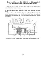 Giáo trình hướng dẫn thiết kế sơ đồ nguyên lí hệ thống làm lạnh của máy nén Bitzer phần 1 pptx